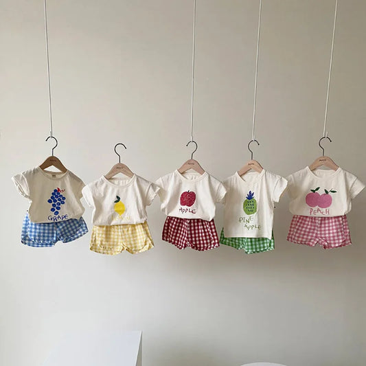 Pyjama bébé motif fruits