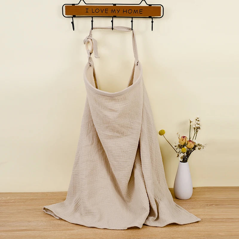 Couverture d'allaitement 100 % coton